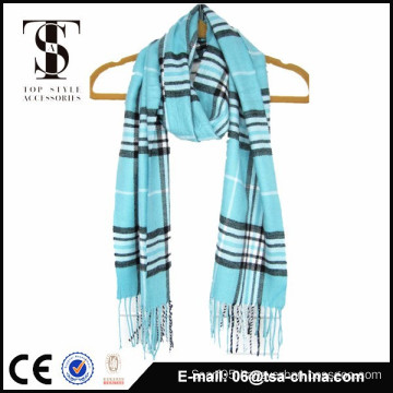 100% acrylic soft wholesale fashion men plain scarf